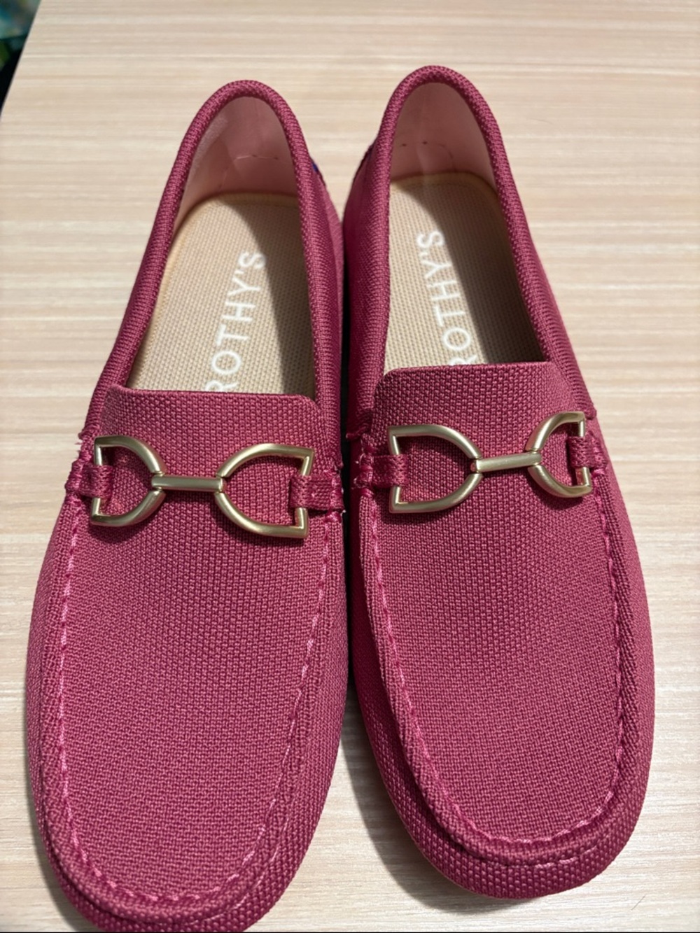 NWOT Rothy's Pink The Double Bit Driver Loafers